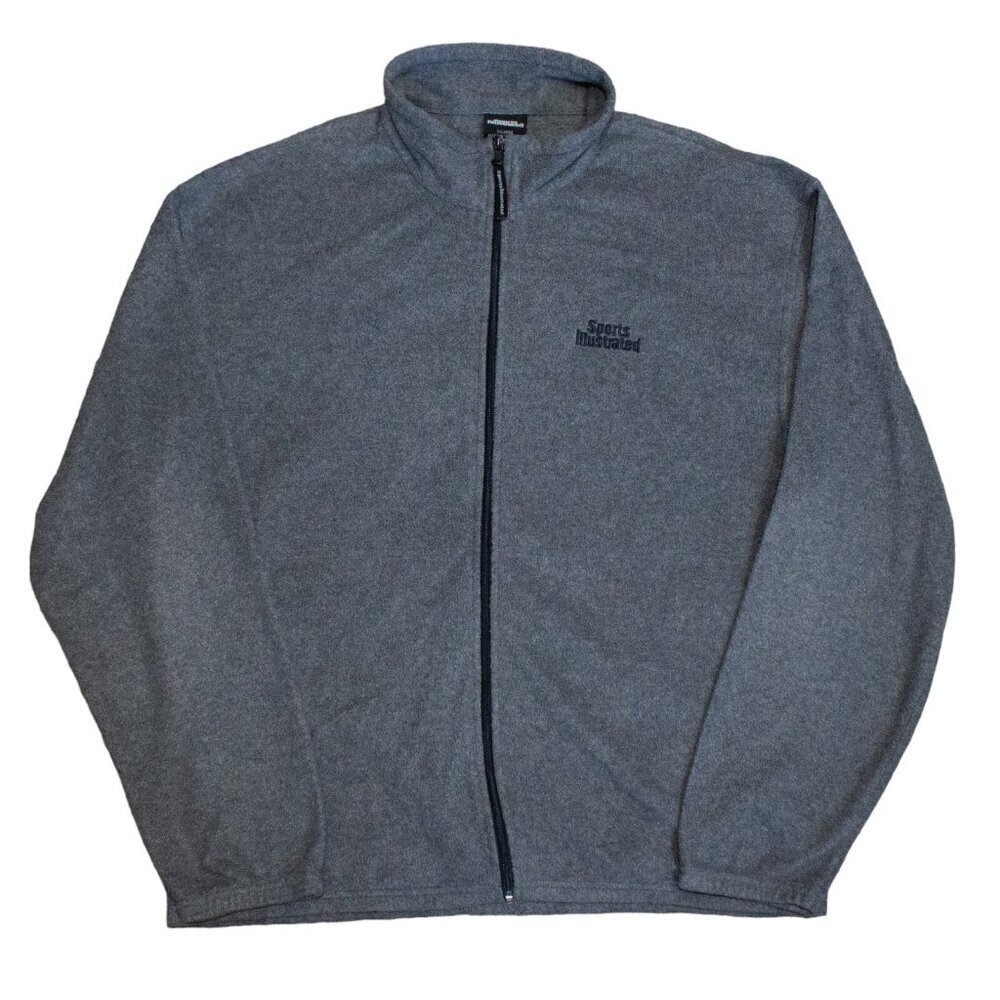 Vintage 00s Sports Illustrated Zip Up Fleece Sweater XL